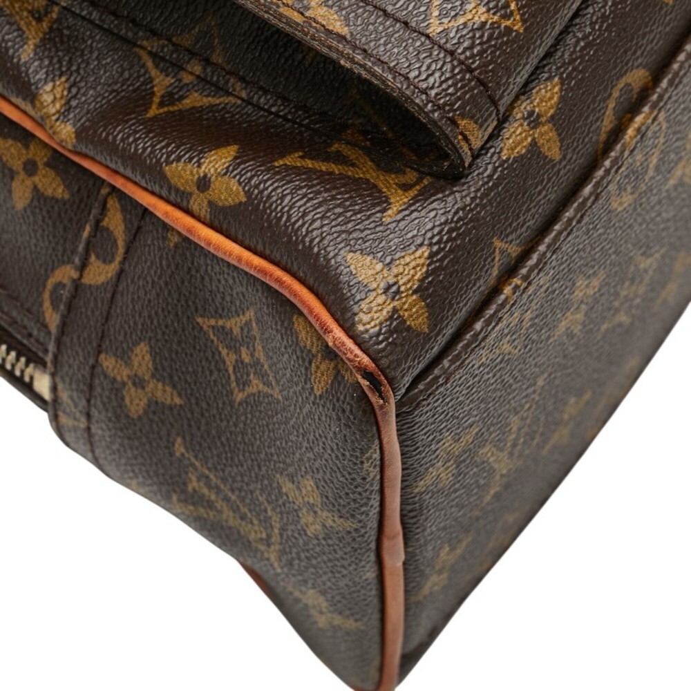 LOUIS VUITTON Authentic Brown Monogram Leather Boston Bag - Picture 5 of 16